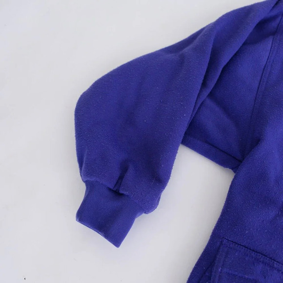 Vintage Miss Cambridge Purple Button Up Cardigan with Oversized Pocket Sweater L - Picture 9 of 10